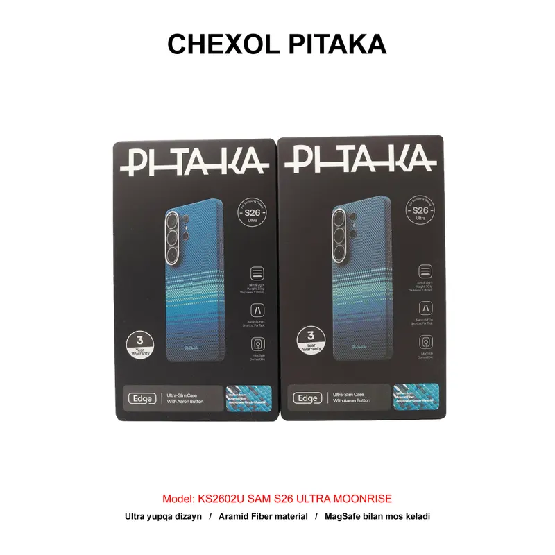 CHEXOL PITAKA ULTRA SLIM KS2602U SAM S26 ULTRA MOONRISE
