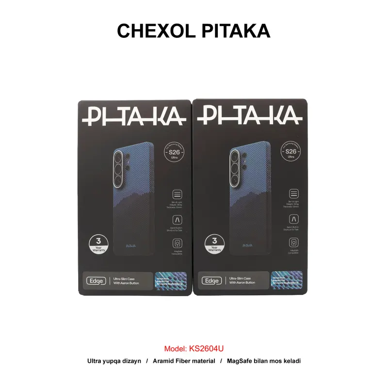 CHEXOL PITAKA ULTRA SLIM KS2604U SAM S26 ULTRA OVER THE HORIZON