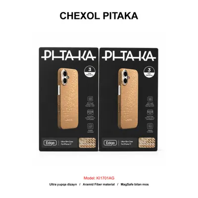 CHEXOL PITAKA ULTRA SLIM KI1701AG IP17 GOLDEN GLINT