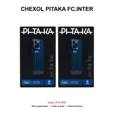 CHEXOL PITAKA FC.INTER ML1601P IP16 PRO BLACK/BLUE JERSEY
