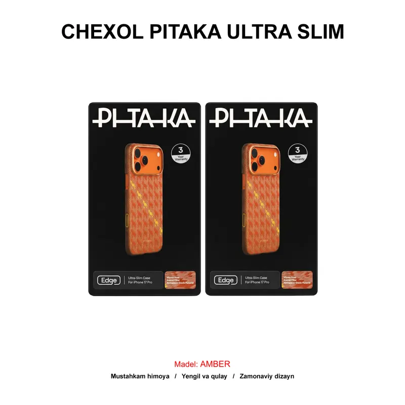 CHEXOL PITAKA ULTRA SLIM HR1701P IP17 PRO AMBER
