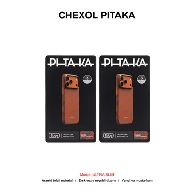 CHEXOL PITAKA ULTRA SLIM KI1703PTK IP17 PRO BLUE ORANGE