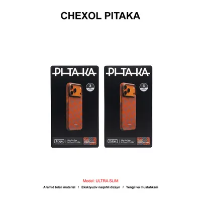 CHEXOL PITAKA ULTRA SLIM KI1703PTKP IP17 PRO MAX BLUE ORANGE