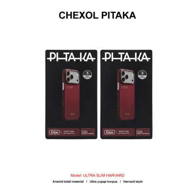 CHEXOL PITAKA ULTRA SLIM HARVARD PH1701P IP17 PRO CRIMSON
