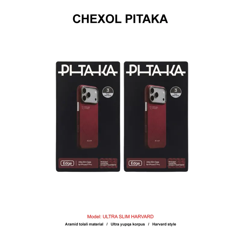 CHEXOL PITAKA ULTRA SLIM HARVARD PH1701P IP17 PRO CRIMSON