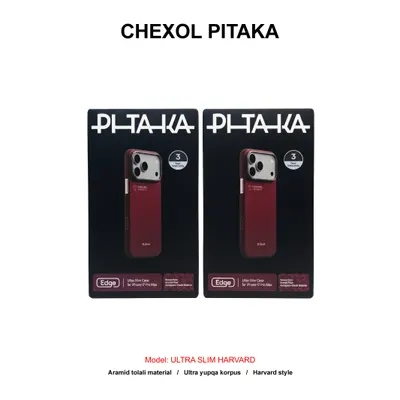 CHEXOL PITAKA ULTRA SLIM HARVARD PH1701PM IP17 PRO MAX CRIMSON