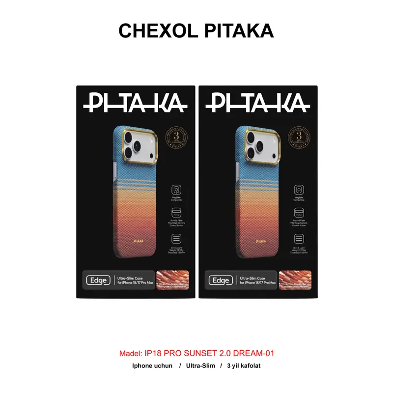 CHEXOL PITAKA ULTRA SLIM KI1806P IP18 PRO SUNSET 2.0 DREAM-01