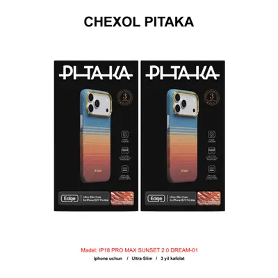 CHEXOL PITAKA ULTRA SLIM KI1806PM IP18 PRO MAX SUNSET 2.0 DREAM-01