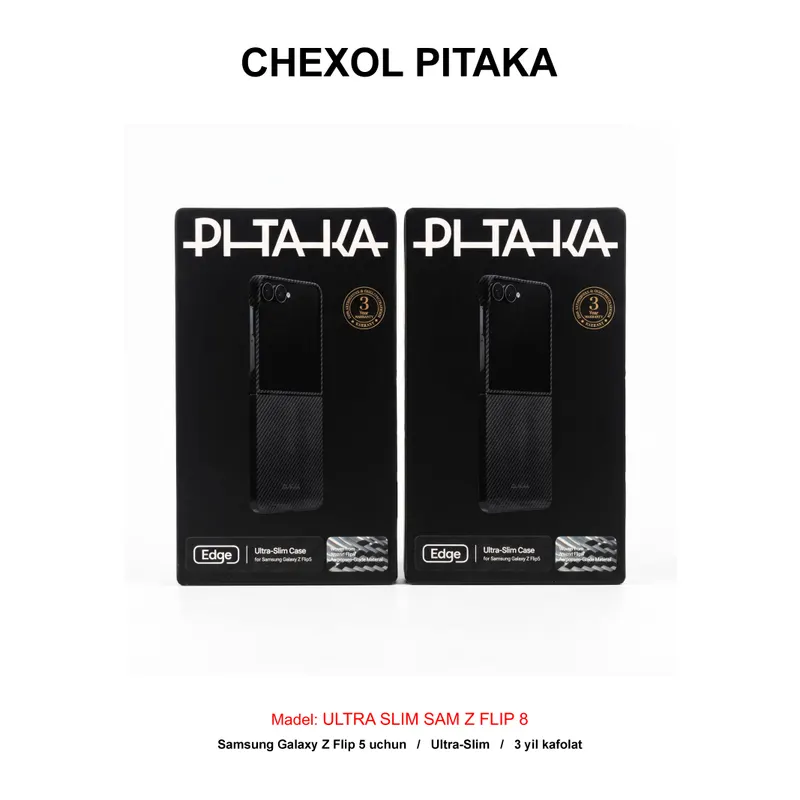 CHEXOL PITAKA ULTRA SLIM FBFLIP8 SAM Z FLIP 8 BLACK/GRAY