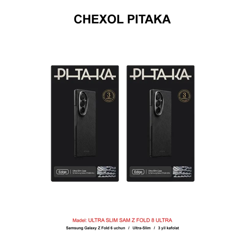CHEXOL PITAKA ULTRA SLIM FBFOLD8 SAM Z FOLD 8 ULTRA BLACK/GRAY