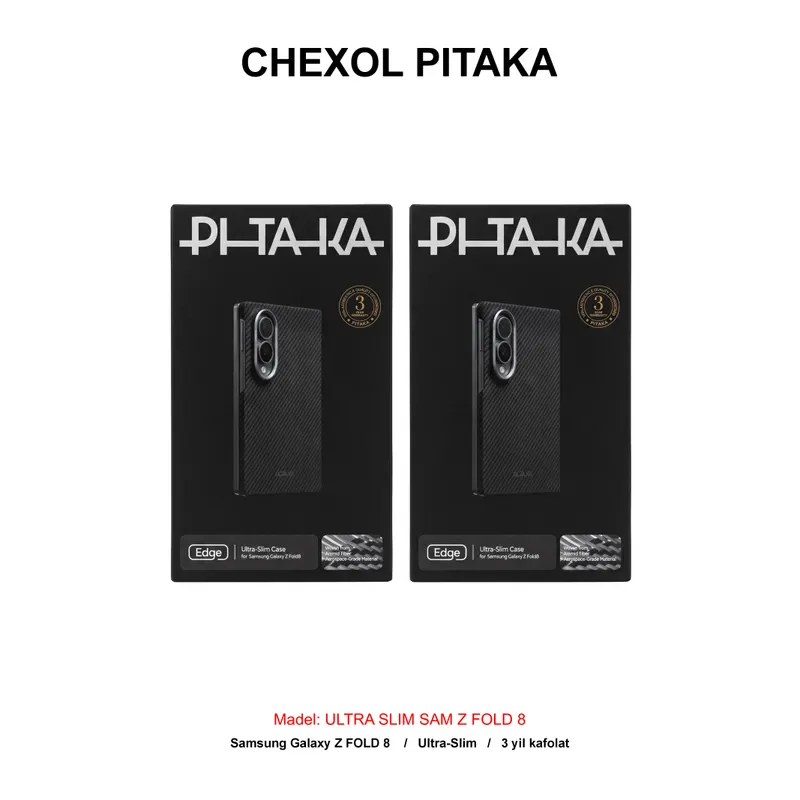 CHEXOL PITAKA ULTRA SLIM FBWFOLD8 SAM Z FOLD 8 BLACK/GRAY