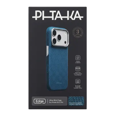 CHEXOL PITAKA ULTRA SLIM KI1816P IP18 PRO ARGYLE ABYSS BLUE