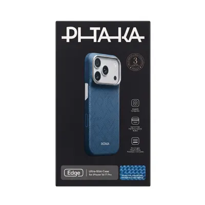 CHEXOL PITAKA ULTRA SLIM KI1821P IP18 PRO PTK WEAVING SAPPHIRE BLUE
