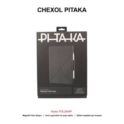 CHEXOL PLANSHET PITAKA MAGNETIC FOLIO FOL2404P IPAD PRO 13" BLACK/GREY