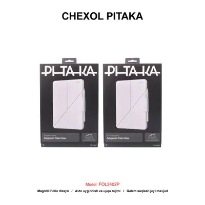 CHEXOL PLANSHET PITAKA MAGNETIC FOLIO FOL2402P IPAD PRO 11" WHITE