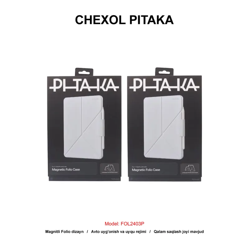 CHEXOL PLANSHET PITAKA MAGNETIC FOLIO FOL2403P IPAD PRO 11" LIGHT BLUE