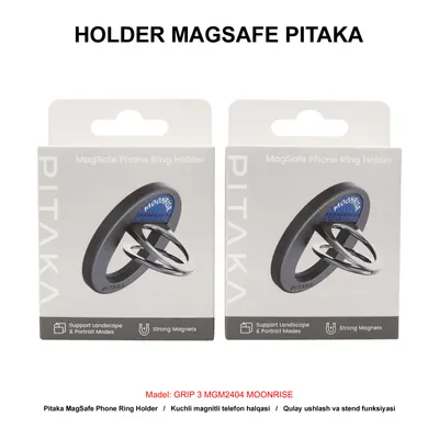 RING HOLDER MAGSAFE PITAKA GRIP 3 MGM2404 MOONRISE