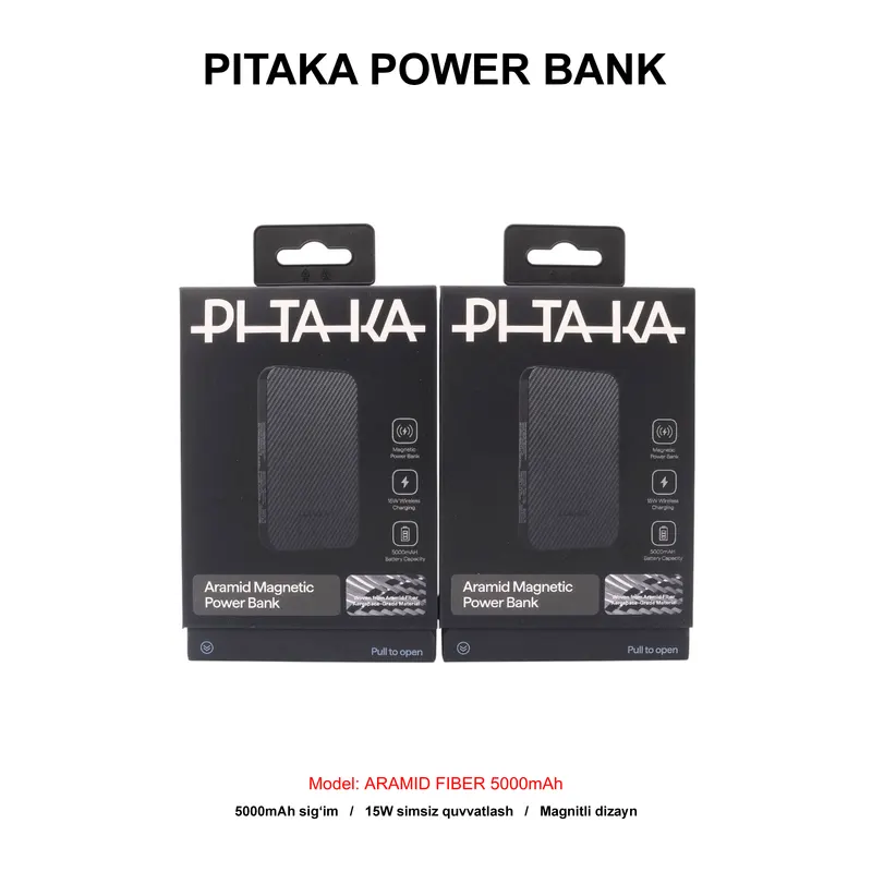 PB PITAKA ARAMID FIBER PBQ2401 5000mAh BLACK/GREY