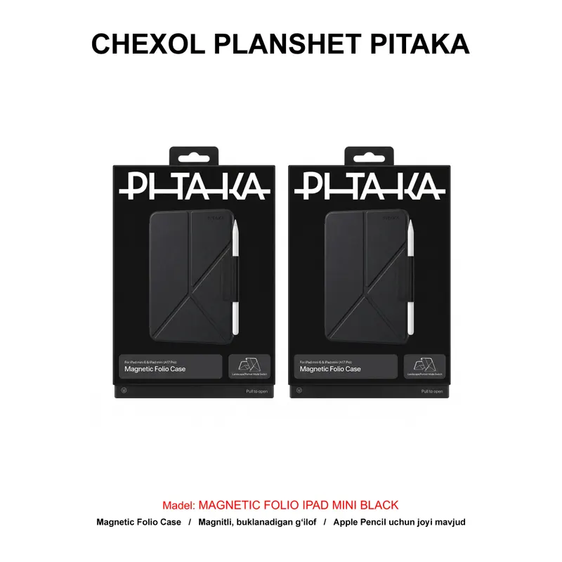 CHEXOL PLANSHET PITAKA MAGNETIC FOLIO FIM2401 IPAD MINI BLACK