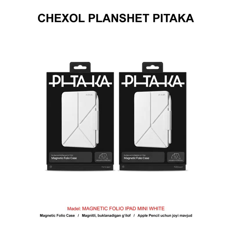 CHEXOL PLANSHET PITAKA MAGNETIC FOLIO FIM2402 IPAD MINI WHITE