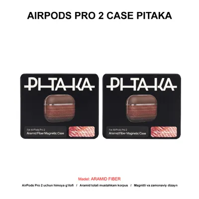 AIRPODS PRO 2 CASE PITAKA ARAMID FIBER APM2402 SUNSET