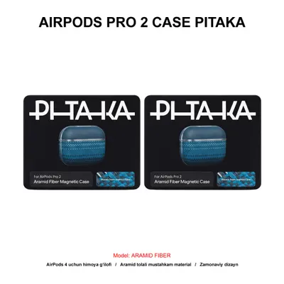 AIRPODS PRO 2 CASE PITAKA ARAMID FIBER APM2403 MOONRISE