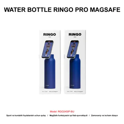 WATER BOTTLE RINGO PRO MAGSAFE RGO24SIP-BU 710ML BLUE