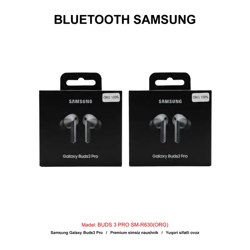 BLUETOOTH SAMSUNG BUDS 3 PRO SM-R630 SILVER (ORG)