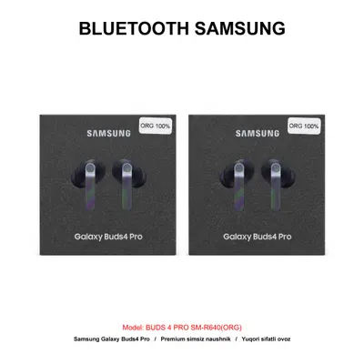 BLUETOOTH SAMSUNG BUDS 4 PRO SM-R640 BLACK (ORG)