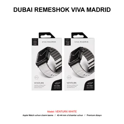 DUBAI REMESHOK 42-44-45mm VIVA MADRID VENTURX WHITE