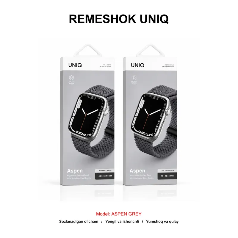 REMESHOK 38-40-41mm UNIQ ASPEN GREY