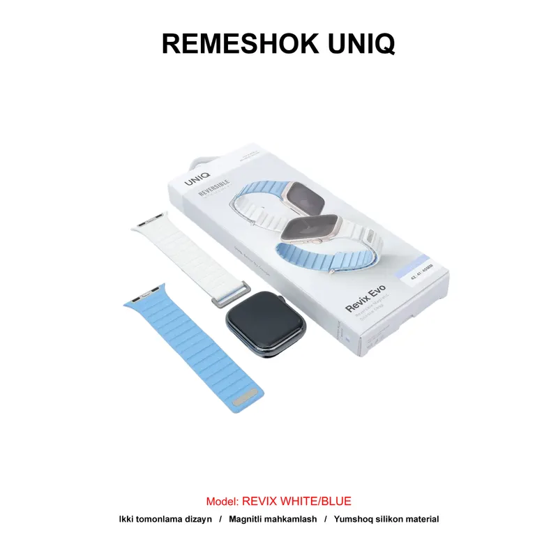 REMESHOK 38-40-41mm UNIQ REVIX WHITE/BLUE