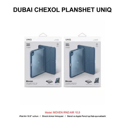 DUBAI CHEXOL PLANSHET UNIQ MOVEN IPAD AIR 10,9 CAPRI BLUE
