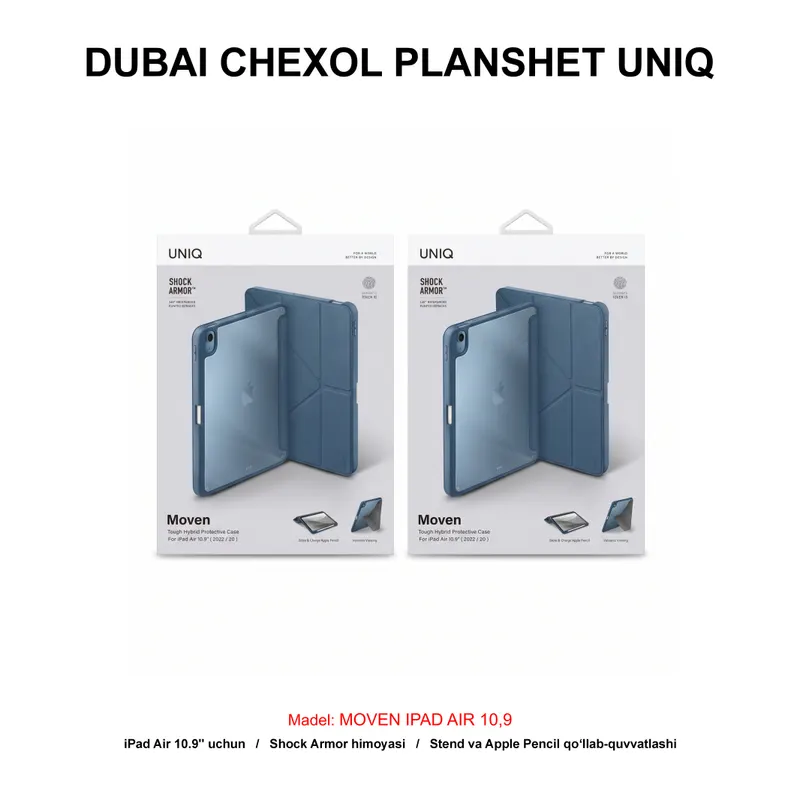 DUBAI CHEXOL PLANSHET UNIQ MOVEN IPAD AIR 10,9 CAPRI BLUE