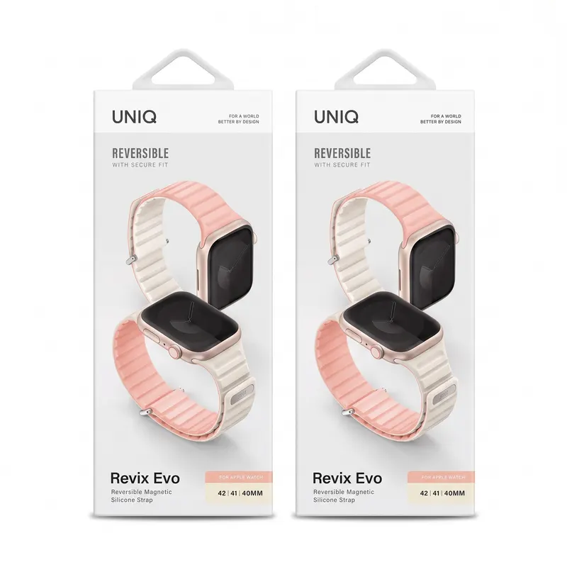 REMESHOK 40-41-42mm UNIQ REVIX EVO CREPE PINK/IVORY