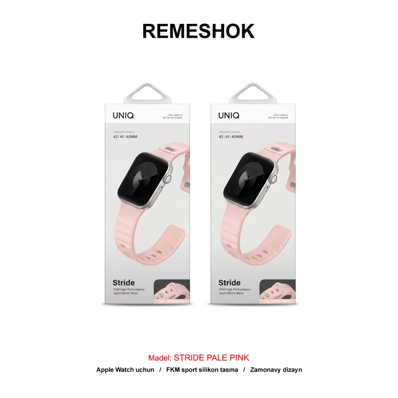 REMESHOK 40-41-42mm UNIQ STRIDE PALE PINK
