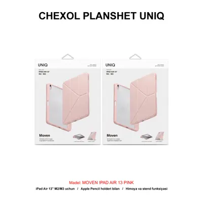 CHEXOL PLANSHET UNIQ MOVEN IPAD AIR 13 PINK