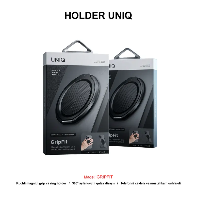 HOLDER UNIQ GRIPFIT CLASSIC BLACK