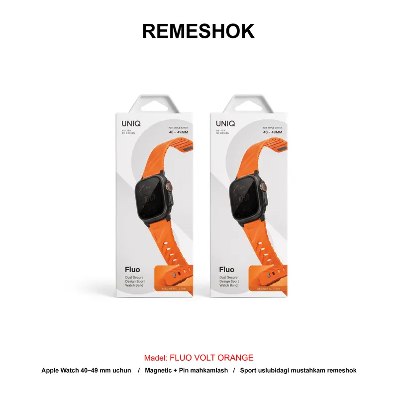 REMESHOK 40-49mm UNIQ FLUO VOLT ORANGE
