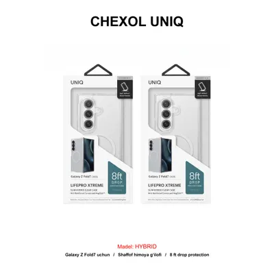 CHEXOL UNIQ HYBRID GALAXY Z FOLD7 CRYSTAL CLEAR