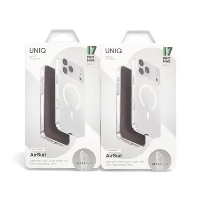 CHEXOL UNIQ AIRSUIT IP17 PRO MAX GLOSSY CLEAR/WHITE