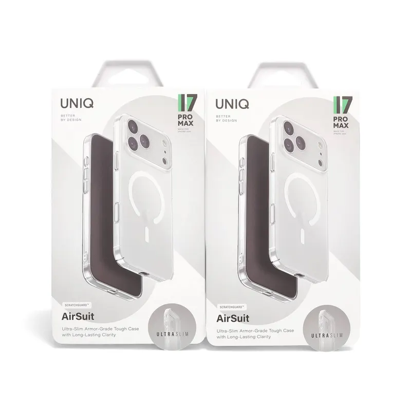 CHEXOL UNIQ AIRSUIT IP17 PRO MAX GLOSSY CLEAR/WHITE