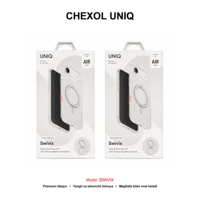 CHEXOL UNIQ SWIVIX IP17 AIR LUCENT CLEAR