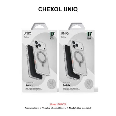 CHEXOL UNIQ SWIVIX IP17 PRO MAX LUCENT CLEAR