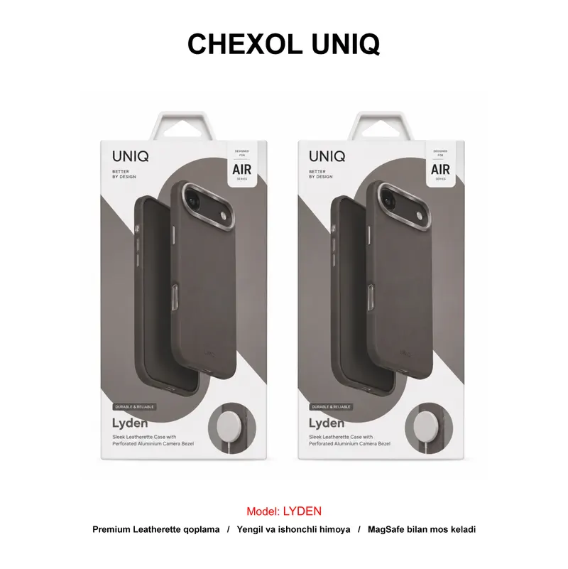 CHEXOL UNIQ LYDEN IP17 AIR DALLAS BLACK