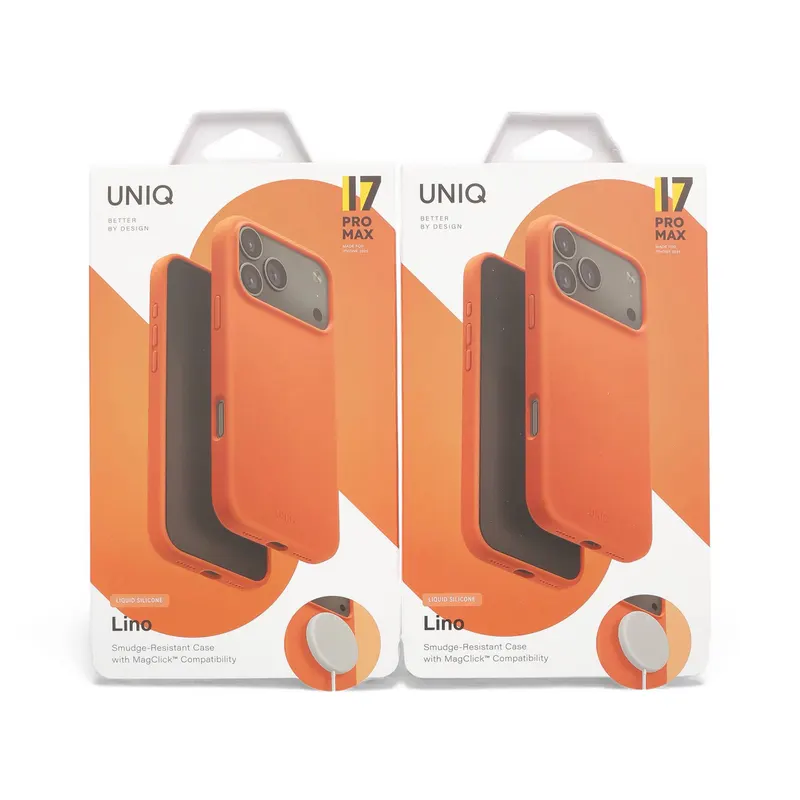 CHEXOL UNIQ LINO IP17 PRO MAX SUNSET ORANGE