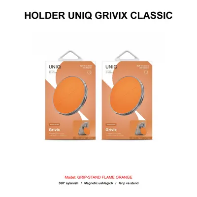 HOLDER UNIQ GRIVIX CLASSIC GRIP-STAND FLAME ORANGE