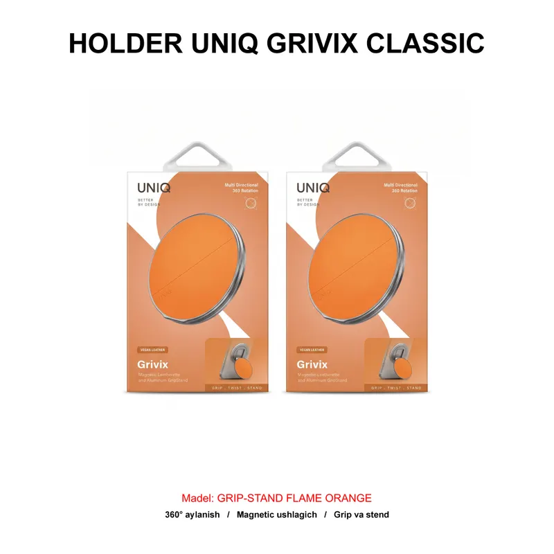 HOLDER UNIQ GRIVIX CLASSIC GRIP-STAND FLAME ORANGE