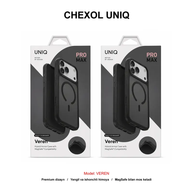 CHEXOL UNIQ VEREN IP17 PRO MAX SMOKY FROST