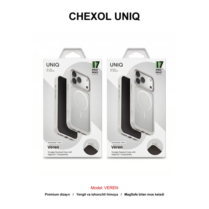 CHEXOL UNIQ VEREN IP17 PRO MAX CHALK FROST